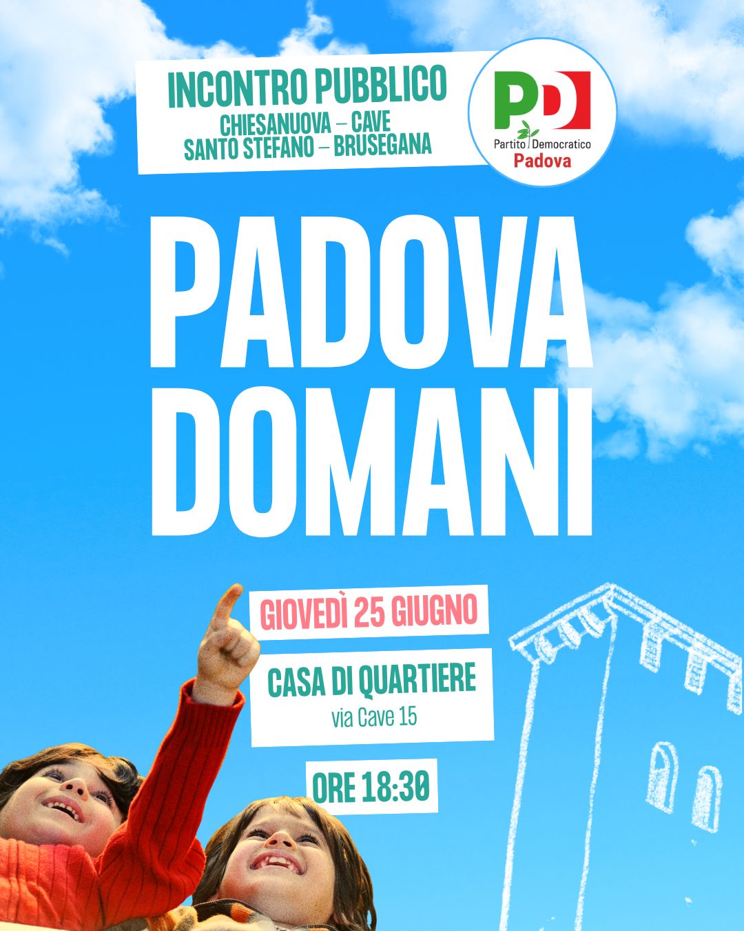Al via Padova domani!